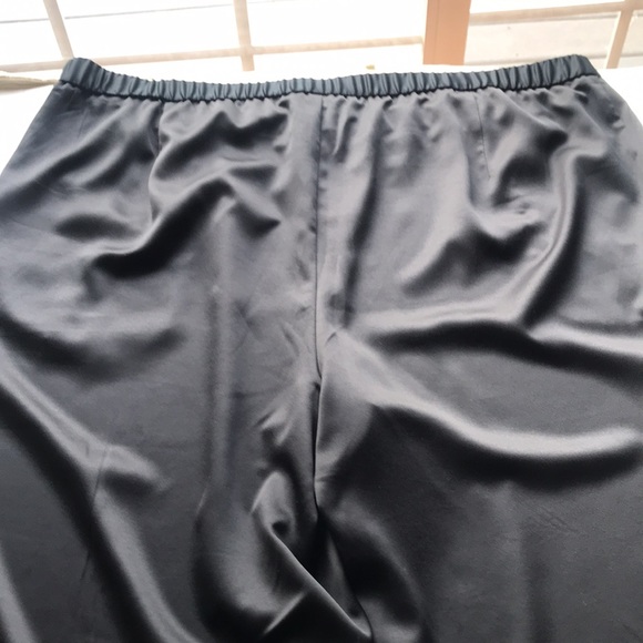 NWT Eileen Fisher Holiday Silky Dress Eco-friendly Black Pull-on Pants - Picture 13 of 16